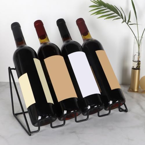 Soporte de vino de mesa multi ranuras moderno miniatura 5