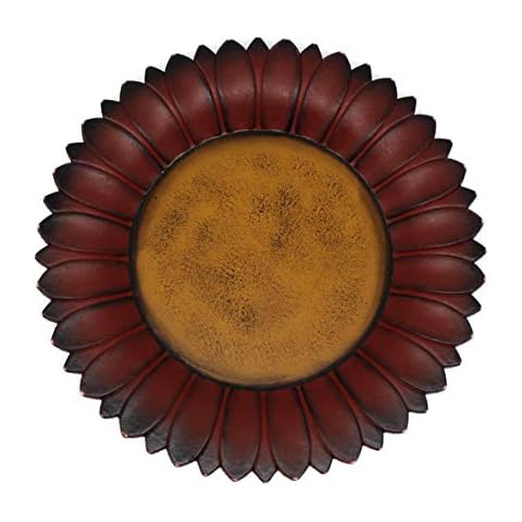 CVHOMEDECO Sunflower Shape Plate Cover