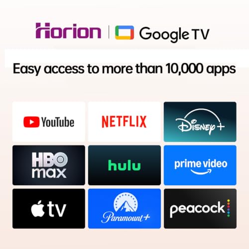 Image of HORION 32 inch Portable Smart TV Monitor with Wheels, Movable Google TV, No Battery, Non-Touchscreen