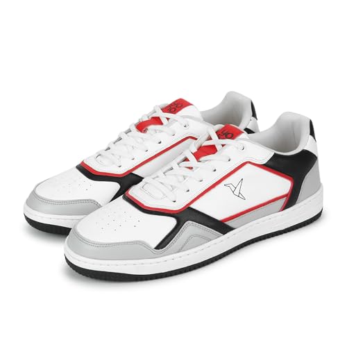 Image of YOHO Colored PU Fashion Sneaker for Men | Comfortable Shoes | Cushioned Insole | Quick-wear Elastic Laces | Lightweight | Dynamic Feet Support | Fashionable | Stylish | Modern