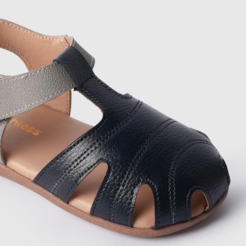 Image of toothless Boys Open Toe Sandals with Adjustable Hook-and-Loop Straps | Cushioned Footbed and Flexible Sole | Lightweight Comfortable Sandals for Boys Outdoor, Travel and Casual Use