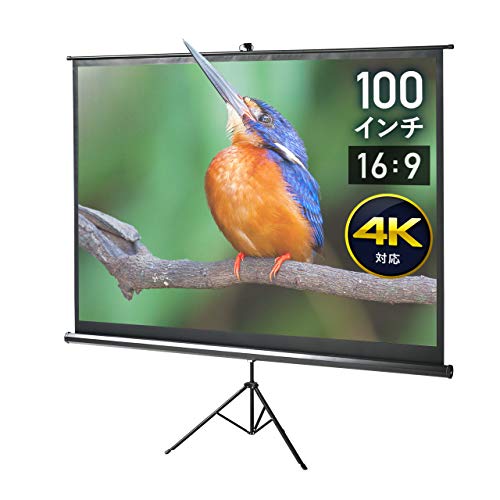 イーサプライ プロジェクタースクリーン 100インチワイド 自立式 16:9 Amazon | イーサプライ プロジェクタースクリーン 100