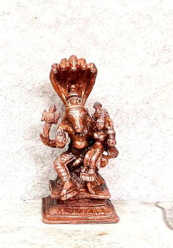 Image of Copper Idols of Lakshmi Varahar, 2.5 inches, 86 Grams Copper Handmade Pack of 1 Piece