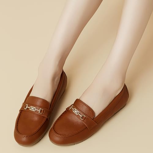 Image of Women's Loafer Shoes Leisure Slip On Work Shoes Comfort Walking Flats