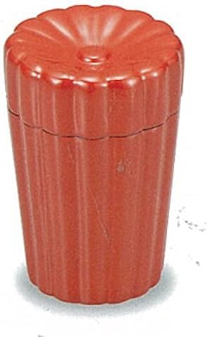 Nakatani Brothers Shokai W3-12 Yamanaka Lacquerware Tea Tools, Chrysanthemum Carving, Washing Vermilion