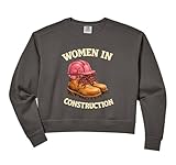 Womens Women In Construction Work Boots Helmet Builder...