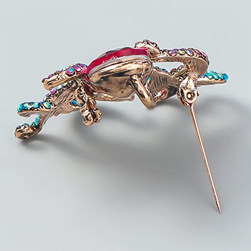 Cualque Octopus Brooch Pins For Women, Snake Butterfly Peacock Rhinestone Colorful Anime Brooches Pins Kawaii Colorful Outdoors Lapel Badge Brooch Pins For Lanyards Backpacks Clothes Hats Jackets (Octopus) #TOP5