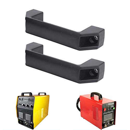 Image of 2pcs 8.5mm Nylon Plastic Pull Handle, Black Industrial Handle, 0.33in Mounting Hole Replacement for Industrial Equipment Machine Tools,Wide Applications (120mm)