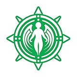 Stickers finement sculptés symbole de guérison 42x42cm Culture du tatouage Vert