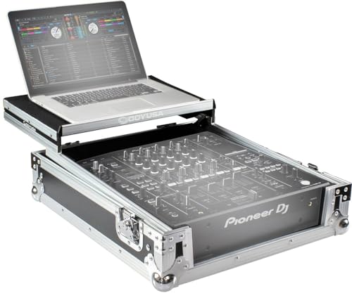 Odyssey FZGSDJMA9 Pioneer DJ DJM-A9 Flight Case with Glide-style Laptop Platform