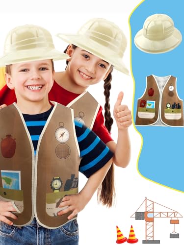 Set de disfraces explorador para niños con 20 piezas miniatura 5