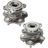 Garage-Pro Rear 2-Wheel Set Wheel Hub Assembly Replacement for Nissan 350Z 2003-2009 Infiniti G35 2003-2007 Driver & Passenger Side Coupe, Rear Wheel Drive 5 Lugs Replaces# 43202AG000,43210AL505