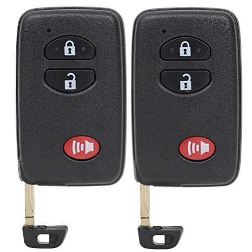 Mando a distancia sin llave para coche SCITOO de 3 botones compatible con Toyota Prius