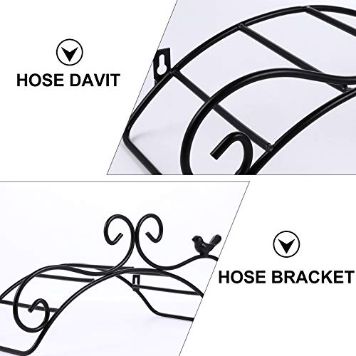 Suporte de mangueira de jardim Cabilock para mangueira de água de metal de ferro resistente para pen