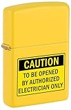 Zippo Lighter: Electrical Panel Caution Sign - Sunflower 81711