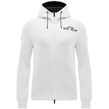 Macron Mens Automobili Lamborghini Squadra Corse SC63 Hypercar Full Zip Hoodie White