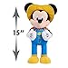 Disney Junior Farmer Mickey Mouse Feature Plush, Lights, Phrases, and Movement, Officially Licensed Kids Toys for Ages 3 Up, Amazon Exclusive