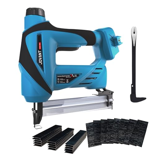 jovant Cordless Nail Gun for Makita 18V Lithium-Ion Battery, Nail Gun Battery Powered 18 Gauge 2 in 1 Electric Nail Gun Dual Protection Design Cordless Brad Nailer for Home Improvement, Woodworking