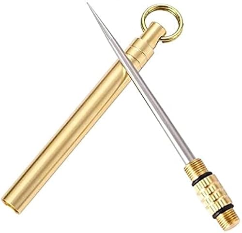 Tenlacum 1個 爪楊枝 つまようじ 屋外 持ち運び用 チタン合金 軽量 携帯 キーホルダー ポータブル 金属アレルギーを防ぐ 爪楊枝