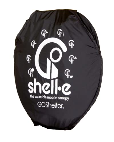 Black Goshelter Canopy For Photographers - Waterproof Rain Or Sun Shade For Outdoor Activities, Wildlife Photography, Weddings, And Nature Shots - Adjustable Strap For Stability And Elbow Room #TOP5