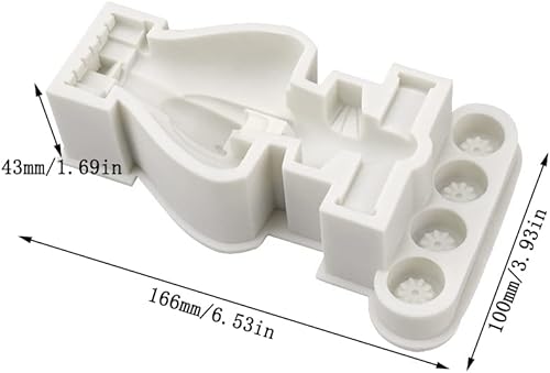 Miniatura 2 de Cestony Moldes de silicona en forma de coche de carreras en 3D para bricolaje, pasteles, fondant, galletas, jabón, pudín, chocolate, caramelos duros