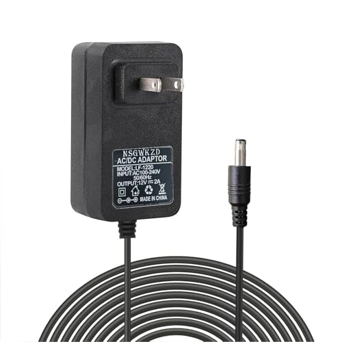 12V 2A Power Supply for Night Owl Camera, CCTV Security