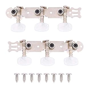 3+3 Mécaniques pour guitares classiques, tuning Pegs accessoire pour guitares classique - Les Beatles, Paul McCartney, John Lennon, RIngo Starr, George Harrison