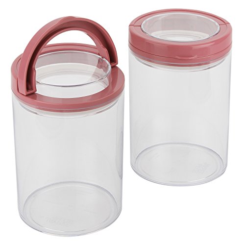 Image of Jaypee Plus Seal IT Plastic Container Set, 1 Liter, Set of 2, Pink