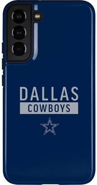 Skinit Pro Phone Case Compatible with Galaxy S22 Plus - Officially Licensed NFL Dallas Cowboys Blue Performance Series Design