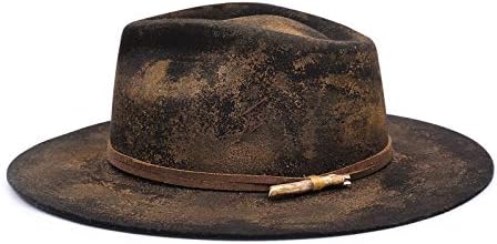 Vintage Fedora Firm Wool Felt Hat for 