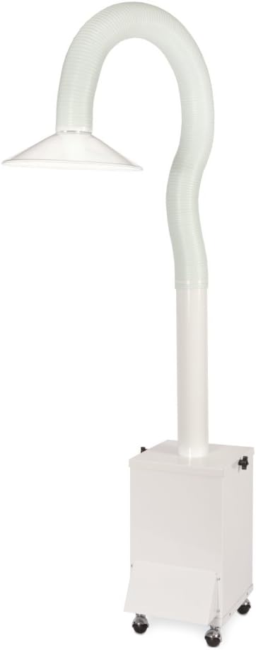 SPA-H Chemical Fume Extractor and Portable Air Purifier for Keratin Hair Smoothing Treatments, White