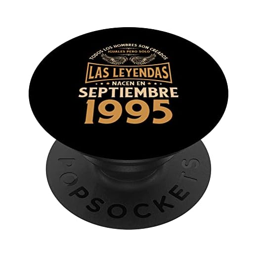 Cumpleaños Hombre Regalos Las Leyendas Septiembre 1995 PopSockets PopGrip Intercambiable