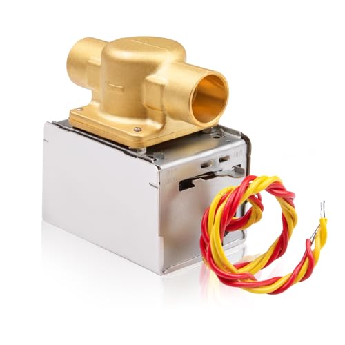 for Honeywell Zone Valve, V8043e1012 Zone Valve Honeywell,3/4" Sweat Connection, 2-Way 4-Wire Thermostat Control and An End Switch for Boilers/Hydronic Heating System