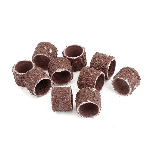 Aexit 15mm Dia Abrasives Ceramic Stone Grinding Polishing Abrasive Sleeves 10 Pcs Model:61as346qo55