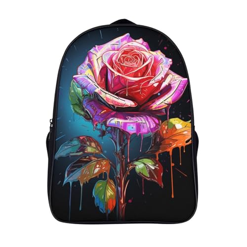 Sac à dos rose enfant pour l'école et voyage 40x28x16cm