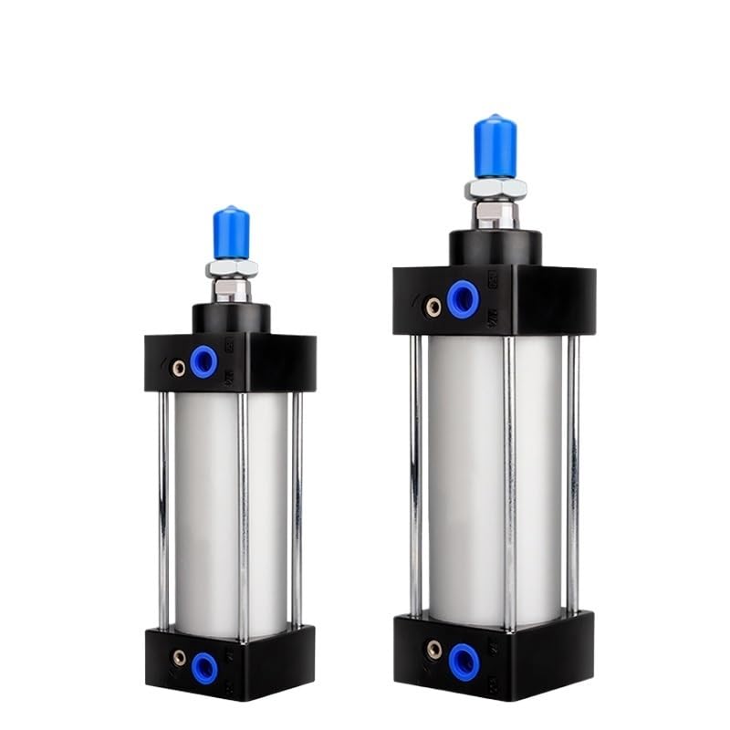 Cylindre pneumatique double effet 80mm course 500mm actionneur linéaire air comprimé