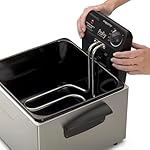 Presto 05466 Stainless Steel Dual Basket Pro Fry Immersion Element Deep Fryer - Image 5