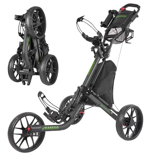 Can you carry luggage on a toyota corolla EASEGO Golf Push Cart with 3 Wheels