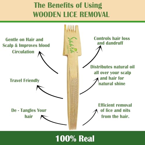 Image of Anti Lice Comb | Nit Comb Wooden | Penu Cheeppu | Handmade Neem Wood Comb
