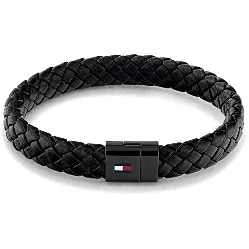 Tommy Hilfiger Jewelry Armband für Herren aus Leder - Erhältlich aus Schwarz oder Braun