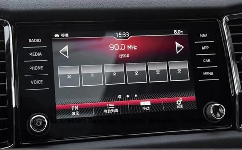 Éviter les Rayures sur Écran Skoda Kodiaq Bolero Amundsen avec ce Film de Protection GPS 8"