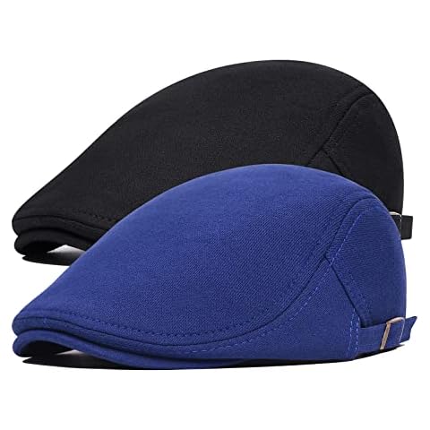 BOTVELA Men's Cotton Newsboy Cap Pack Cover