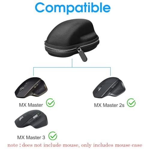 Image of ELEPHANTBOAT Portable Protector Case Cover Storage Bag Carry Travel Hard Case for MX Master /Master 2S Wireless Bluetooth Mouse