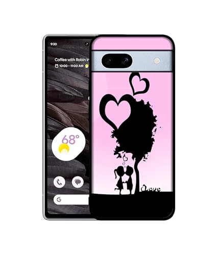 Image of Sweet Love Design Premium 2D Printed Metal Back Case Cover for Google Pixel 7A 5G