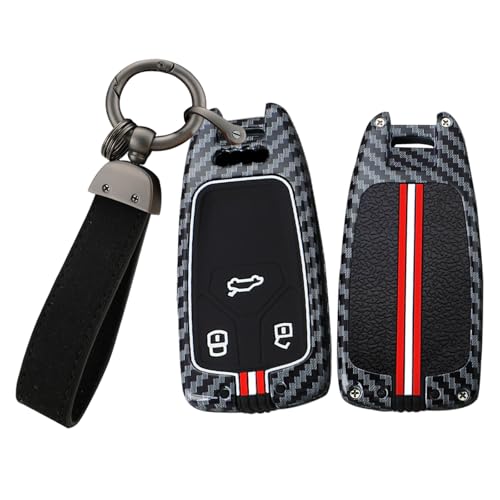 Coque de clé Audi en métal pour réparer et protéger un boîtier 3 boutons A3 A4 Q5 TTS