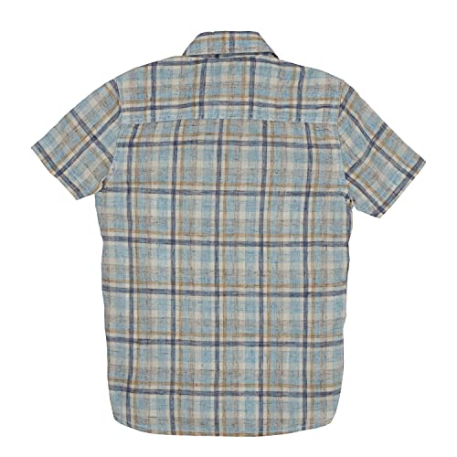 Image of Under Fourteen Only Boys Shirt, 100% Cotton Half Slevees Narrow Collar Regular Fit Printed Shirts for Kids Boys. Off White