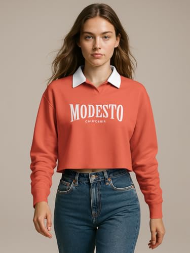 Image of HELLCAT Crop Tshirt for Women Stylish Western | Polo T Shirt for Women Full Sleeves