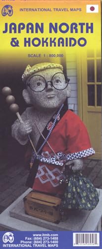 Japan North & Hokkaido Travel Reference Map: 1:800,000