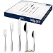 Produktbild Villeroy & Boch  Arthur Besteckset 30 tlg. Silber/Platin, Spülmaschinenfest, Rostfrei, Besteck Set 30 teilig, Gabel, Messer, Löffel, Essbesteck Set, Edelstahl