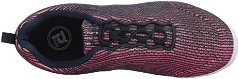 Propet Women's TravelActiv Xpress Shoe, Navy/Pink, 6 N US | Image 4